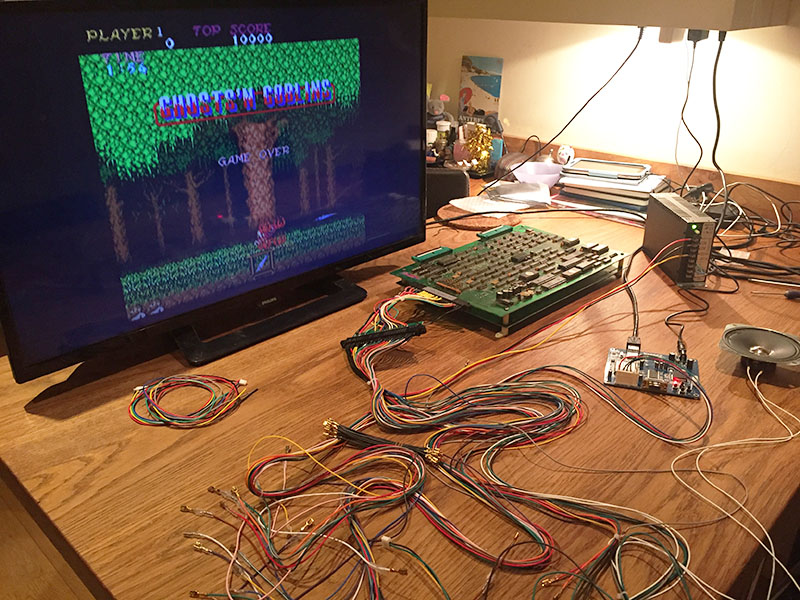 Ghosts'n Goblins running