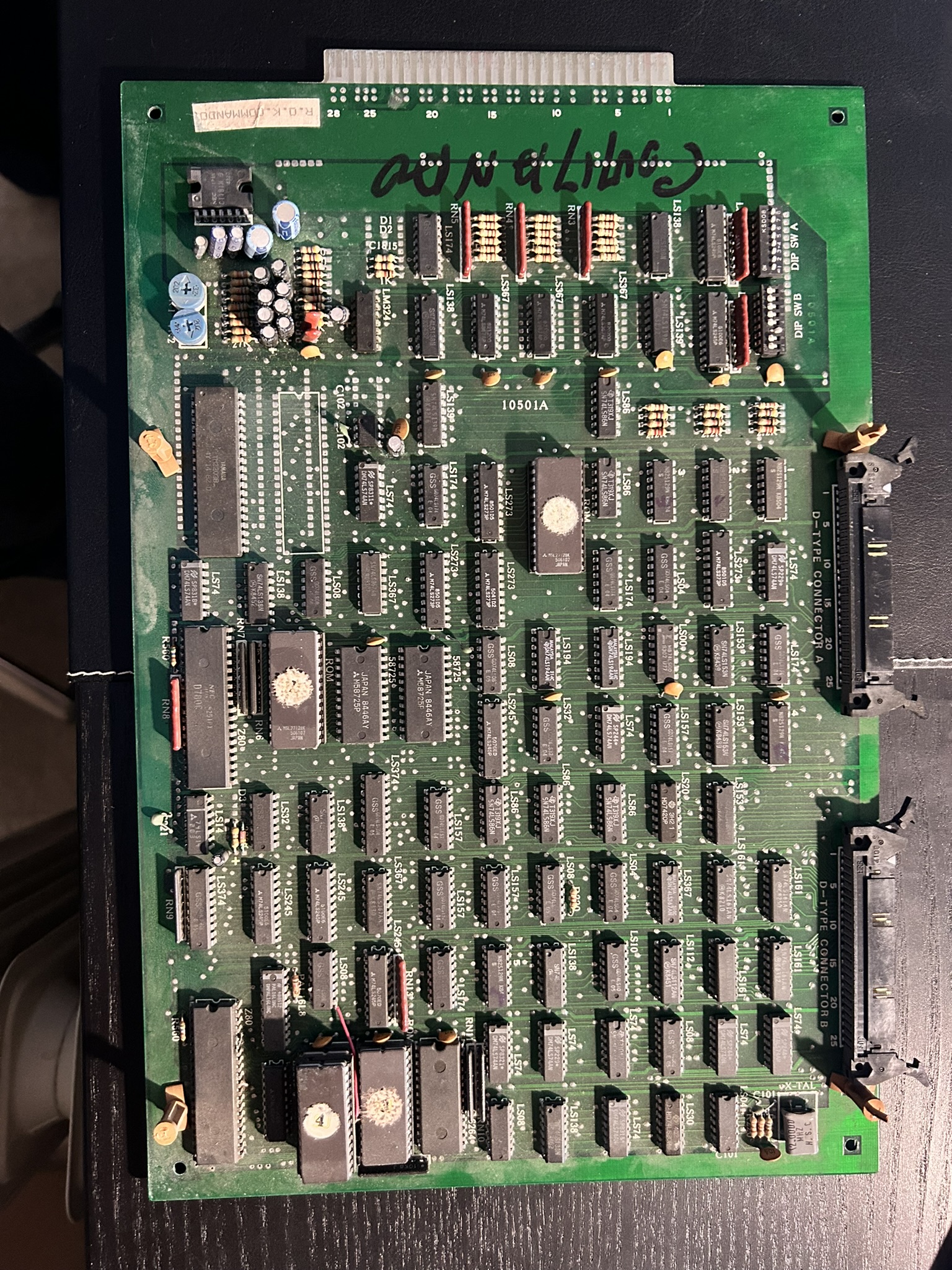 The clean Commando CPU board with its on-board PAL