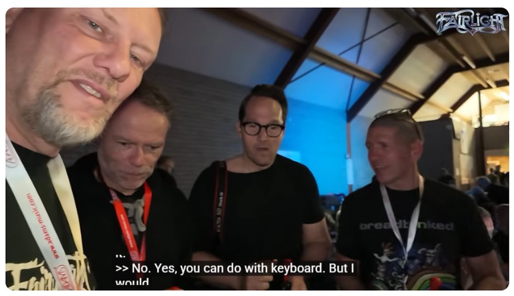 Bacchus filming the Kong-Fu Masters play-off at X'2026 with The Sarge, Morpheus and Honcho